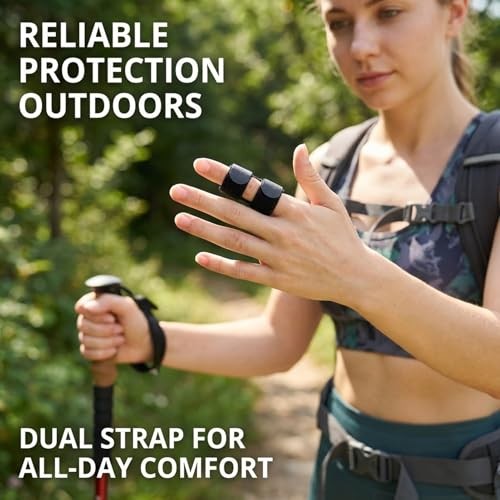 4 Pack Finger Splint, Trigger Finger Brace, Adjustable Pinky Middle Index
