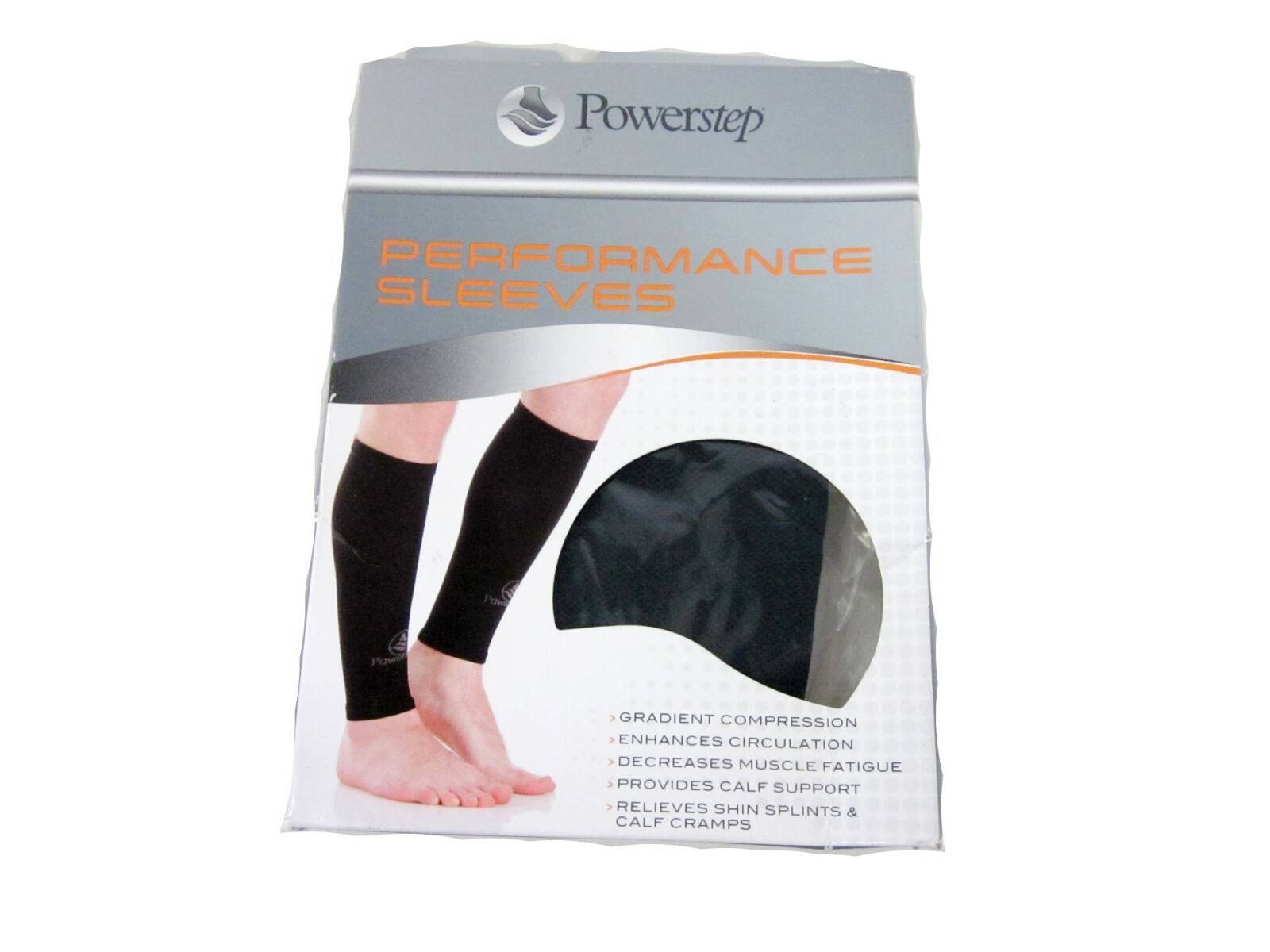 POWERSTEP WOMEN’S PERFORMANCE SLEEVES & RECOVERY SOCKS,BLACK, SIZE MEDIUM,NEW
