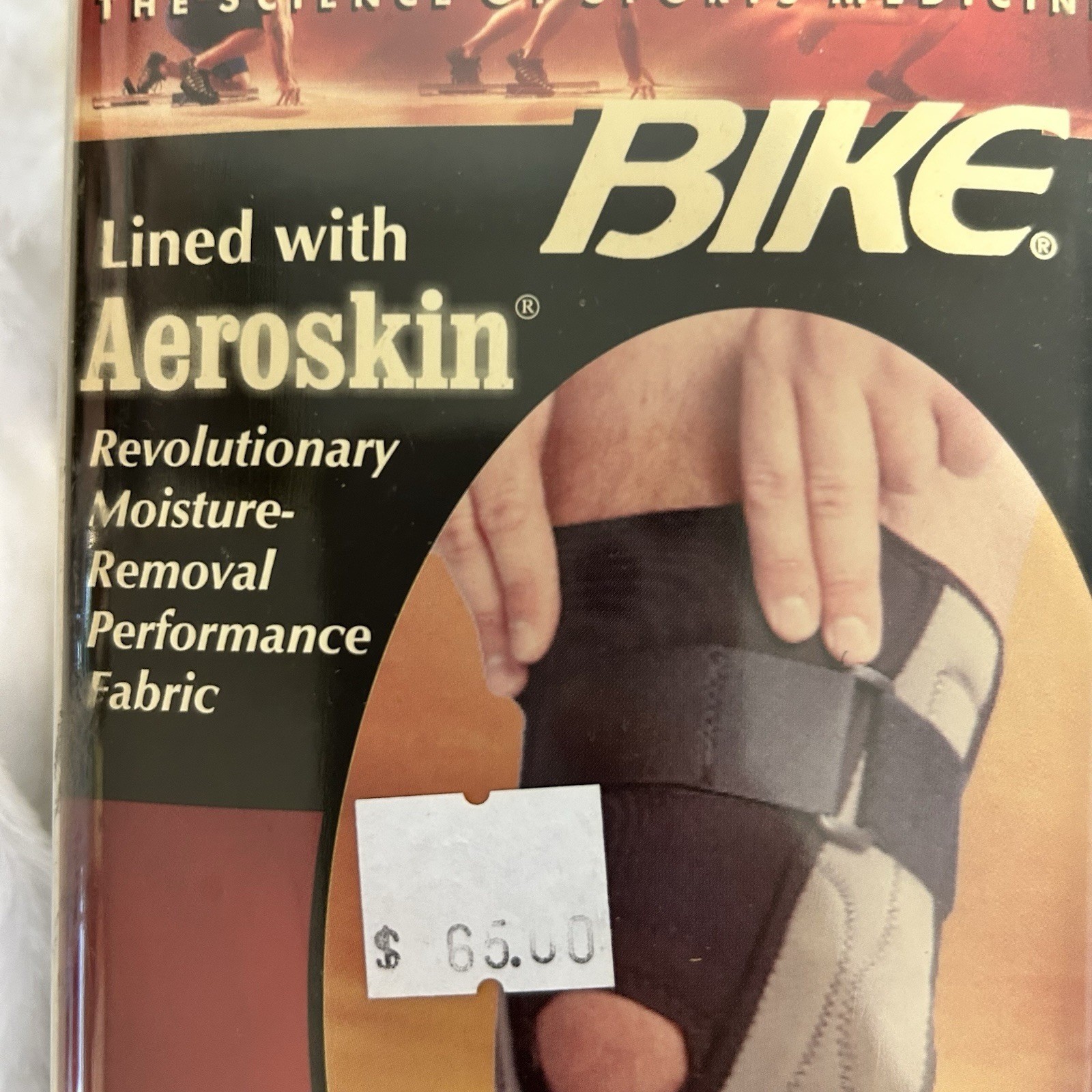 Bike All-Sport Hinged Knee Brace Medium Neoprene Aeroskin Moisture Wicking Black