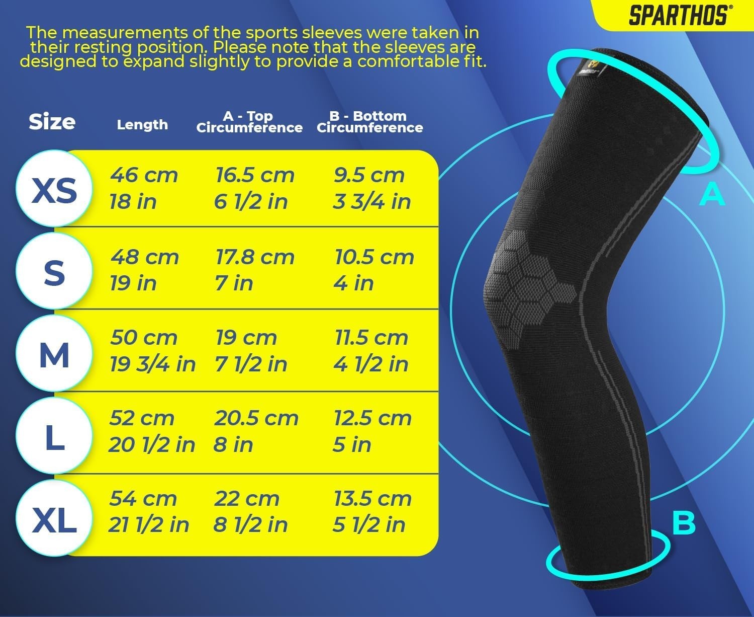 Durable Men’s Compression Sleeves – Relief from Shin Splints & Cramps – Large