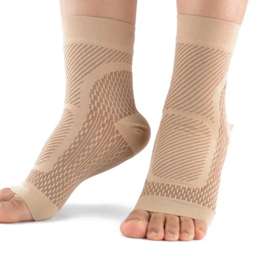 2 x Plantar Fasciitis Compression Socks Heel Foot Arch Pain Relief Support Pair