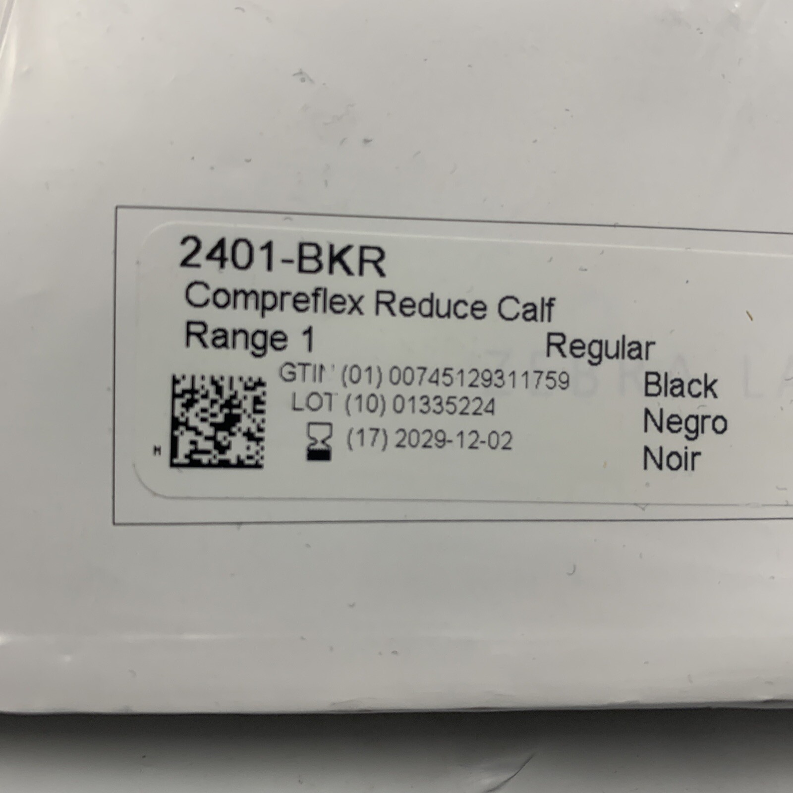 Sigvaris Black Medically Complex Edema Compreflex Reduce Below Knee Reg Range 1