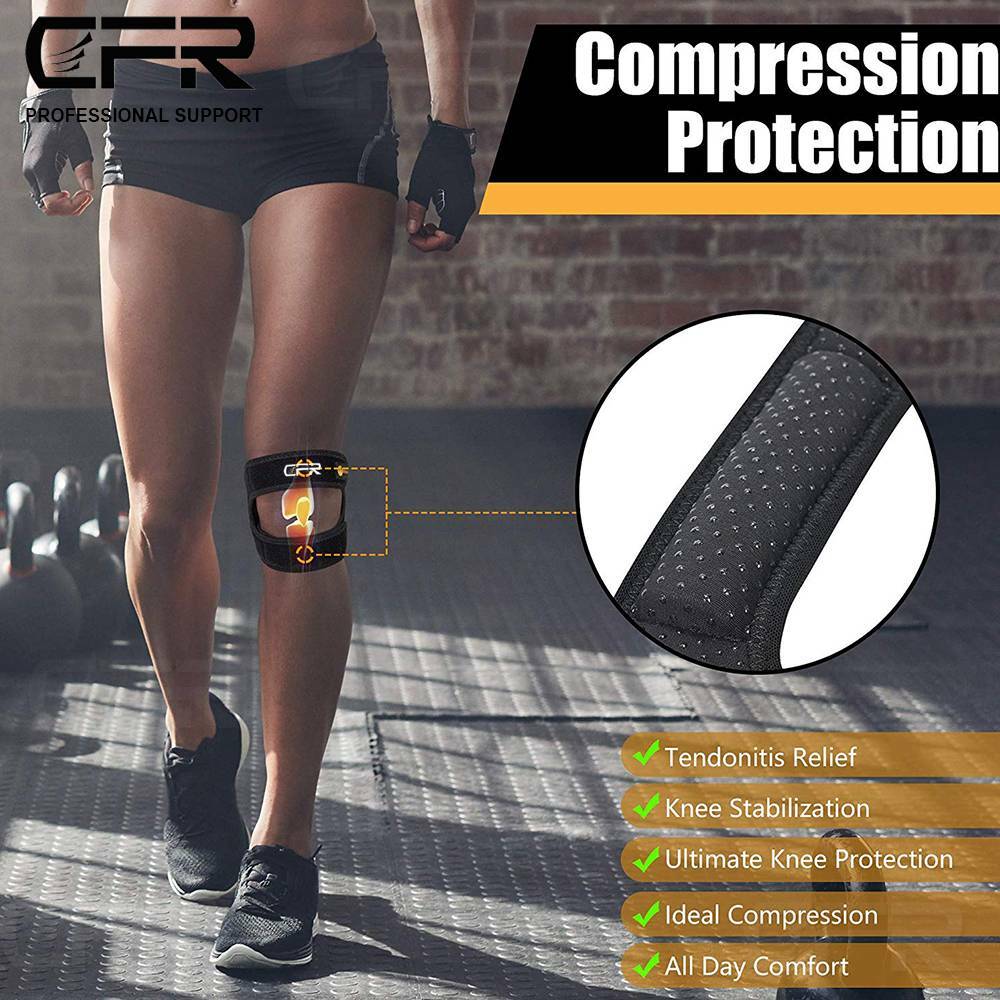 Knee Compression Brace Support Patella Strap Sport Joint Pain Arthritis Relief