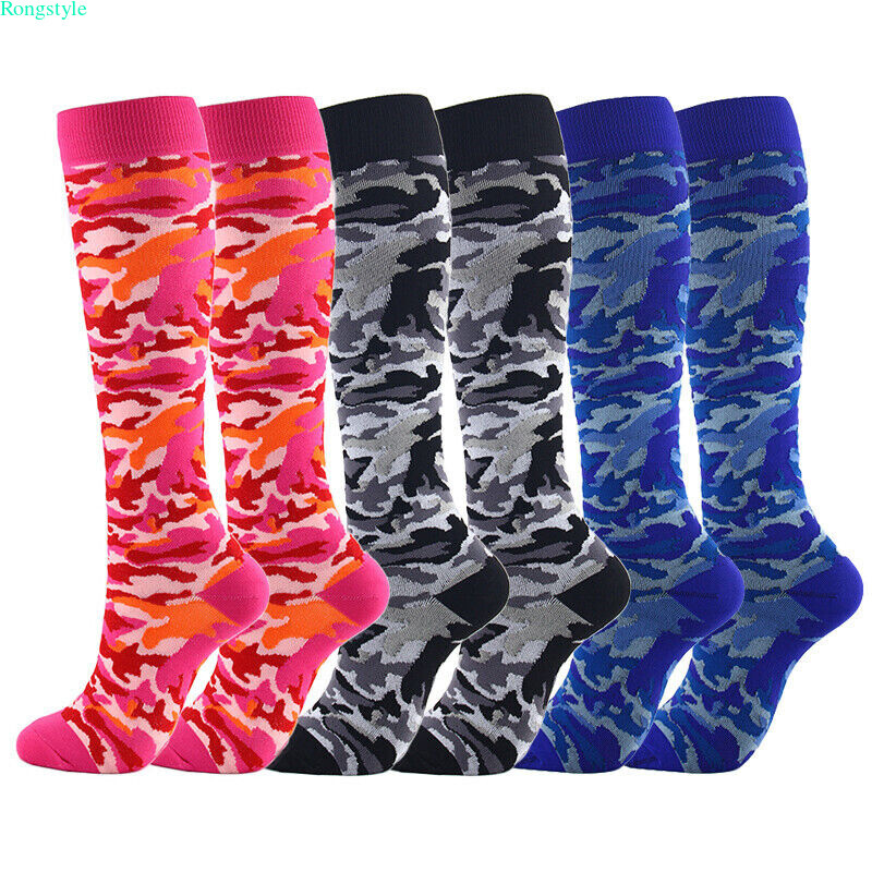 Womens Mens Knee High Compression Socks Stockings Medical 20-30 mmHG S/M – X/XL