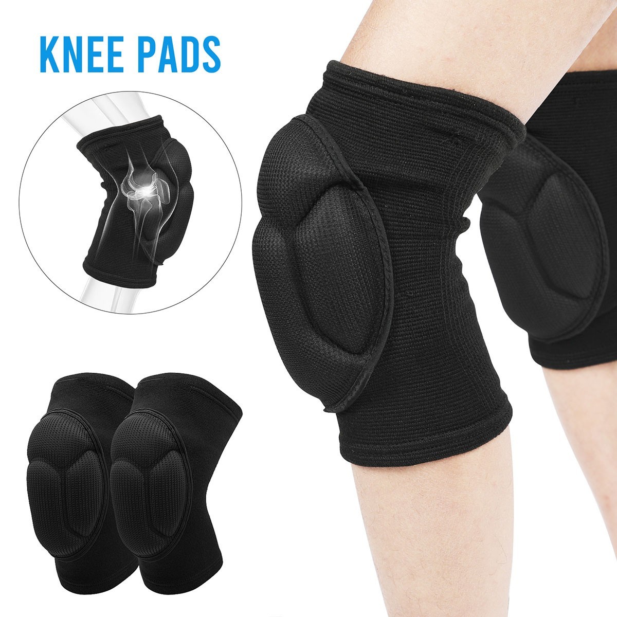 Adjustable Knee Pads Leg Protectors Protective Gear for Sports Work Flooring