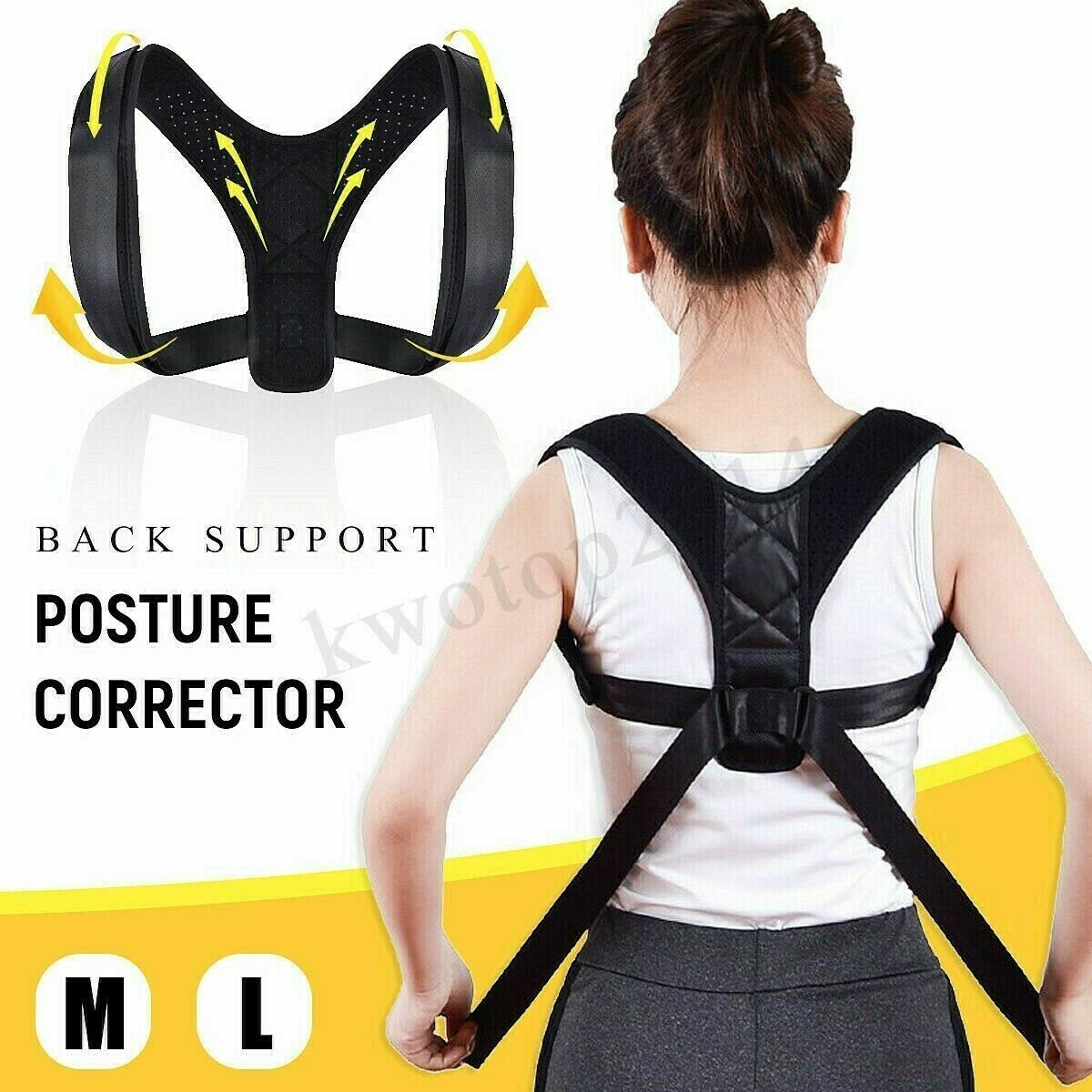 Mid Upper Posture Corrector for Men and Women Back Support Clavicle Pain Relief