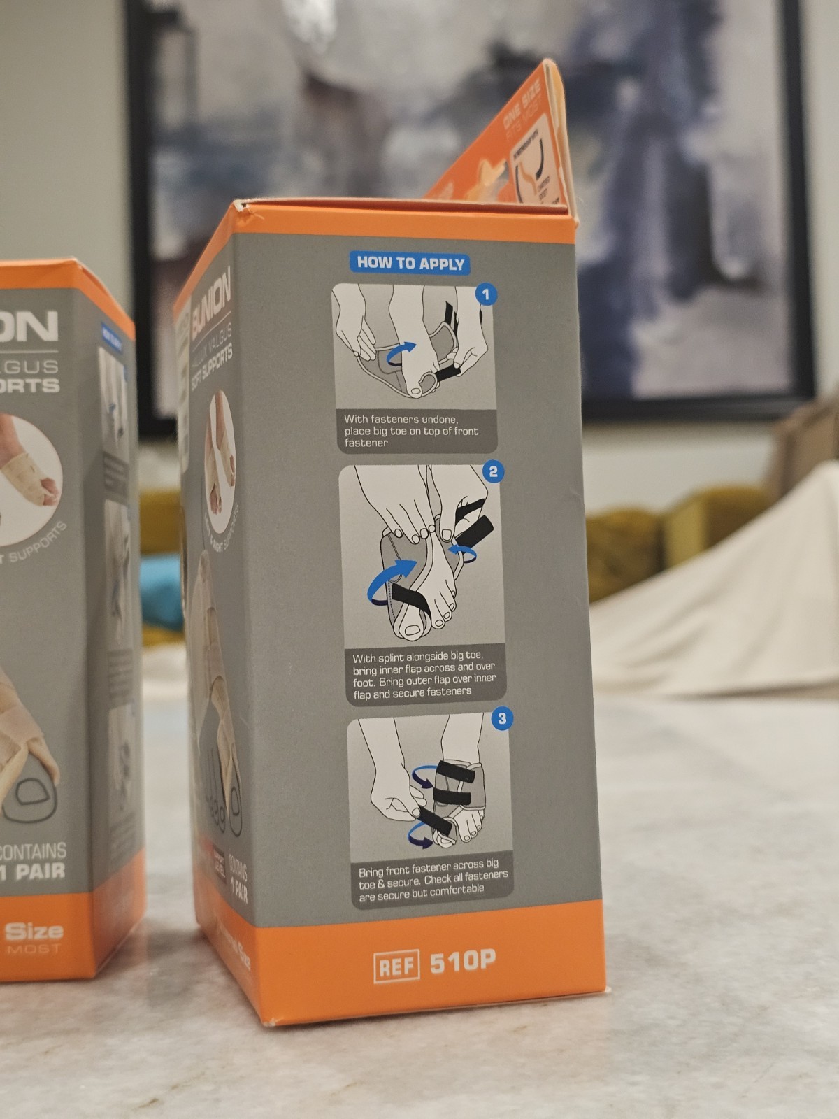 NEO 1 EA G Bunion Correction System, Hallux Valgus Soft Support, TWO PAIRS
