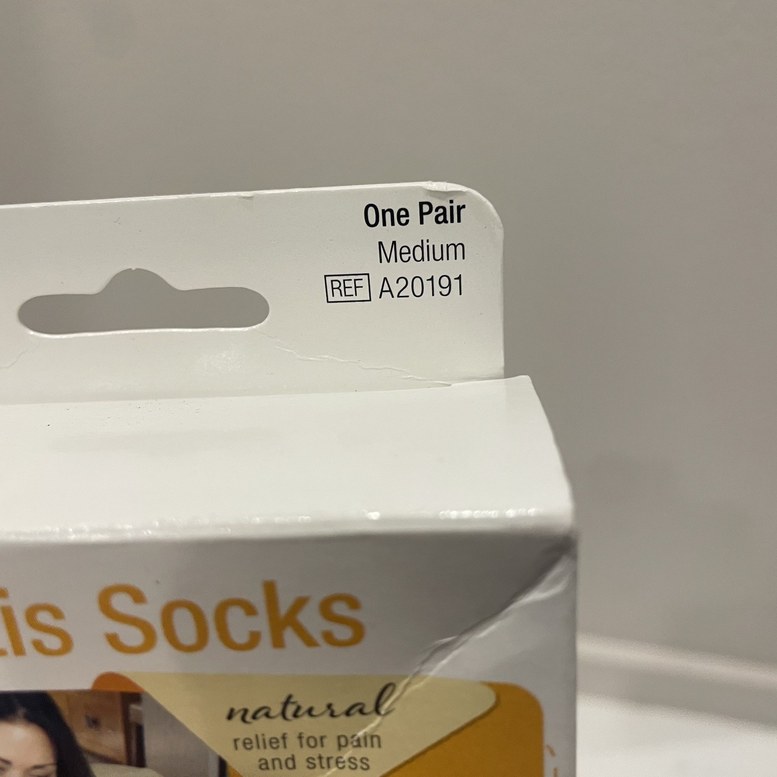 Brownmed IMAK Compression Arthritis Socks – Heather Gray MEDIUM – NEW IN BOX