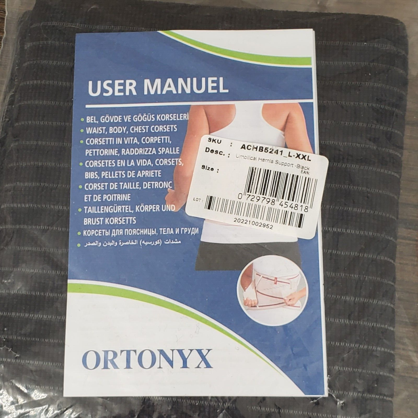Umbilical Hernia Belt – Abdominal Support Binder with Compression Pad – Unisex