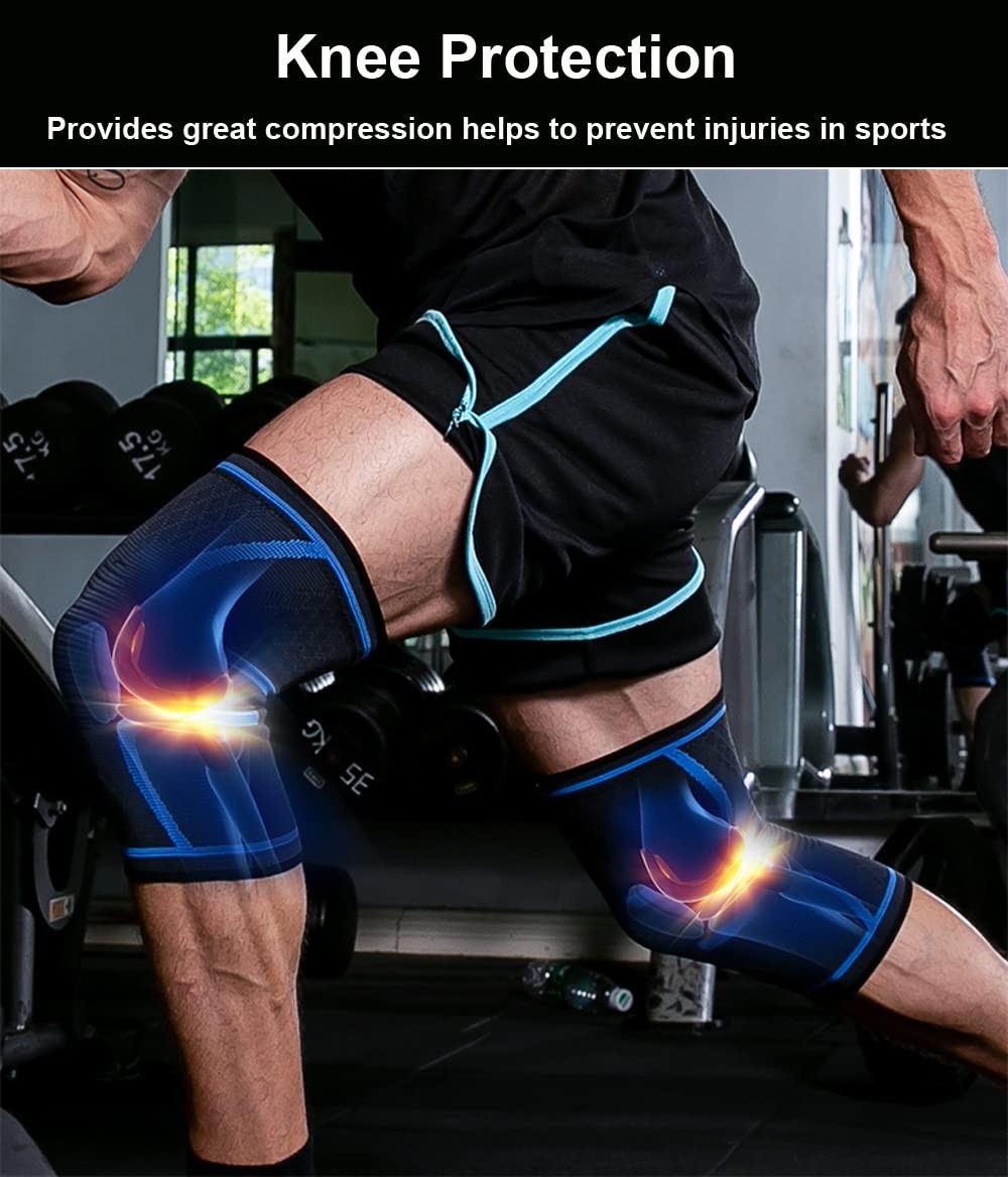2 Rodilleras compresion dolor rodilla mangas peso muerto soporte flex