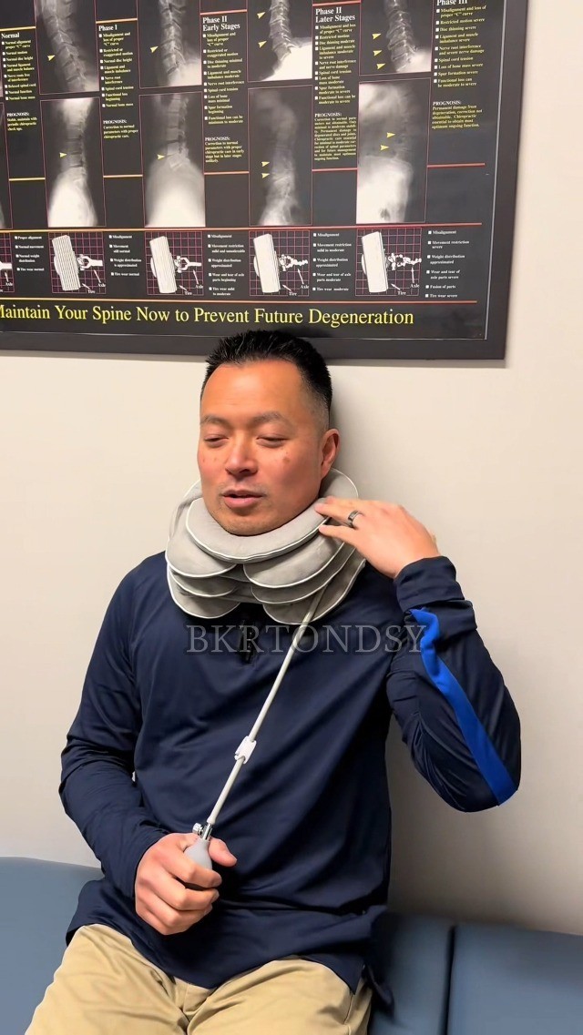 Adjustable Neck Stretcher & Cervical Traction Device for Pain Relief, Washable &