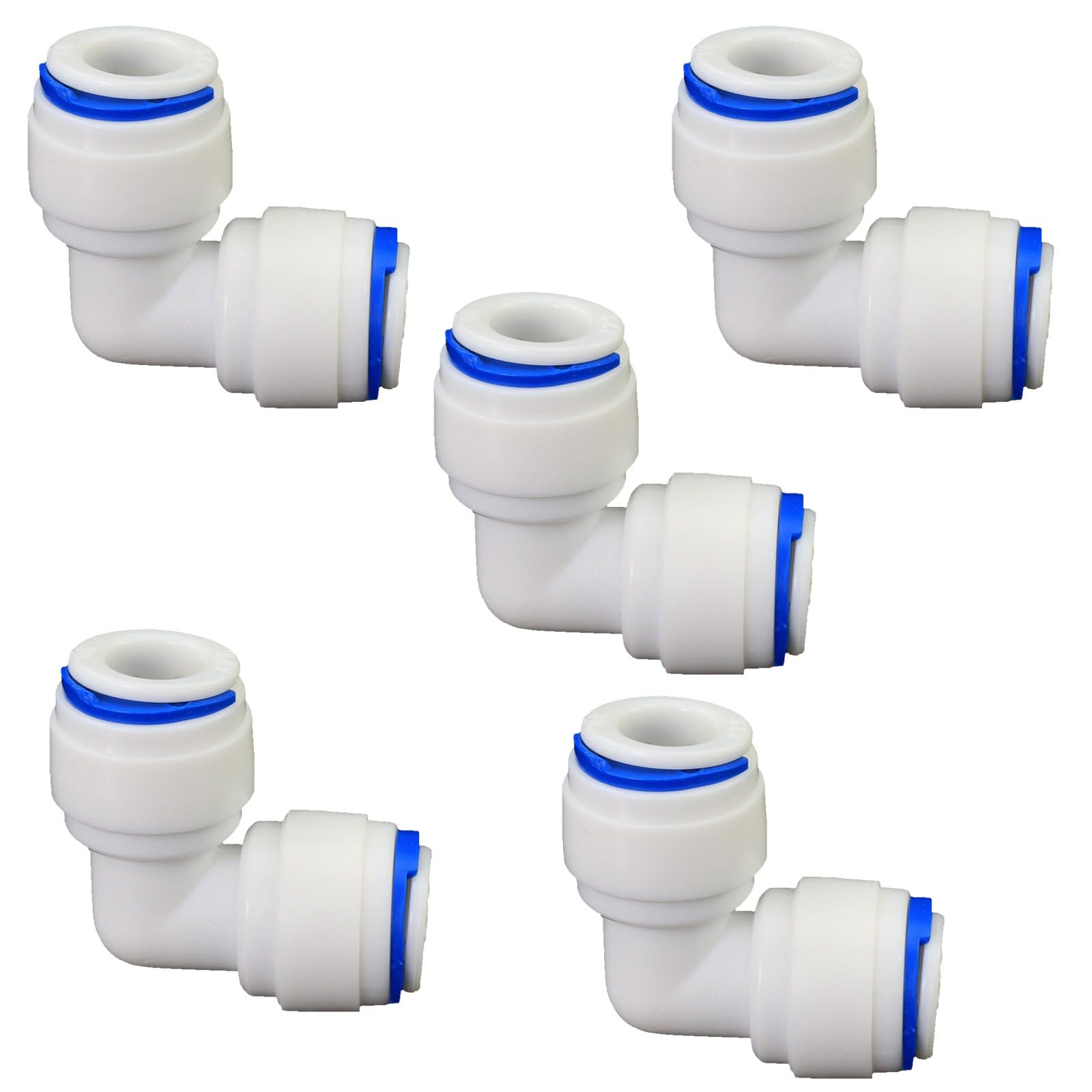 AimatRun 5pc 3/8″ Push-Fit Elbow