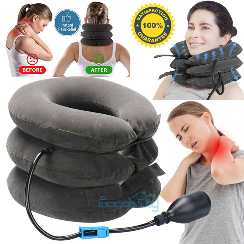 Cervical Neck Traction Device Ideal for Spine Alignment Chronic Neck Pain Relief