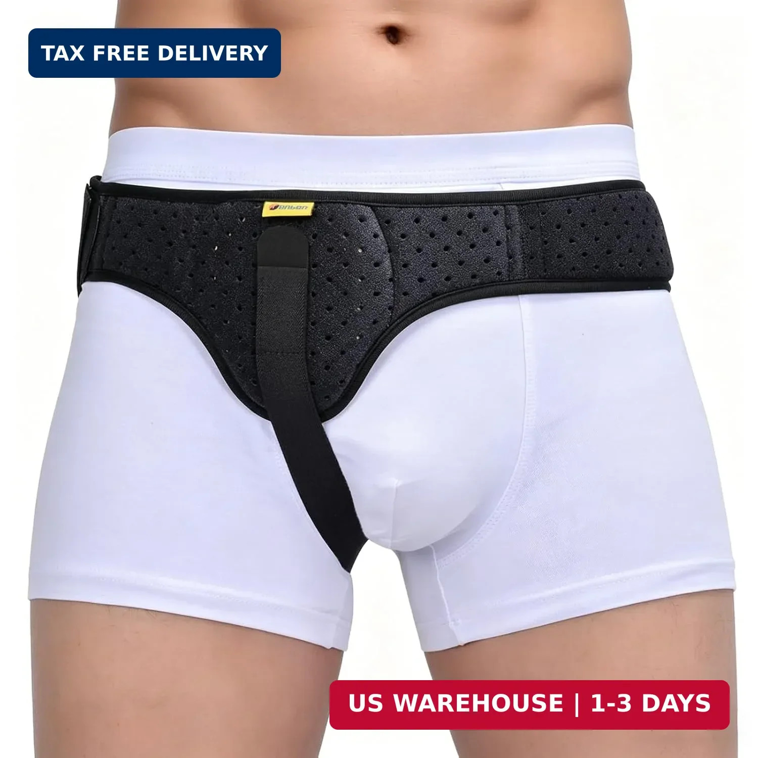 Tenbon Hernia Belts for Men and Women Left or Right Side Hernia Support.