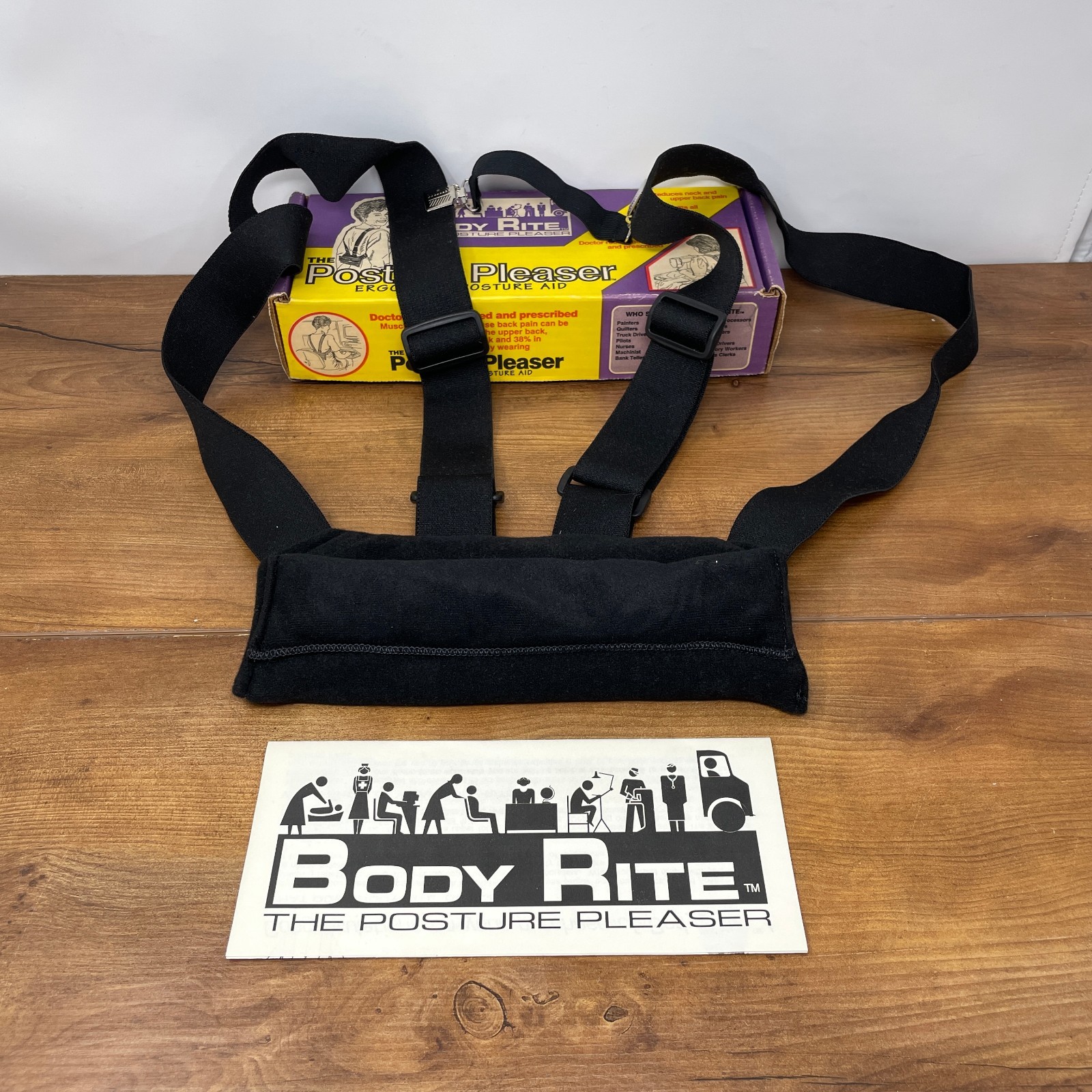 Body Rite The Posture Pleaser Ergonomic Posture Aid Style Harness Retro Style