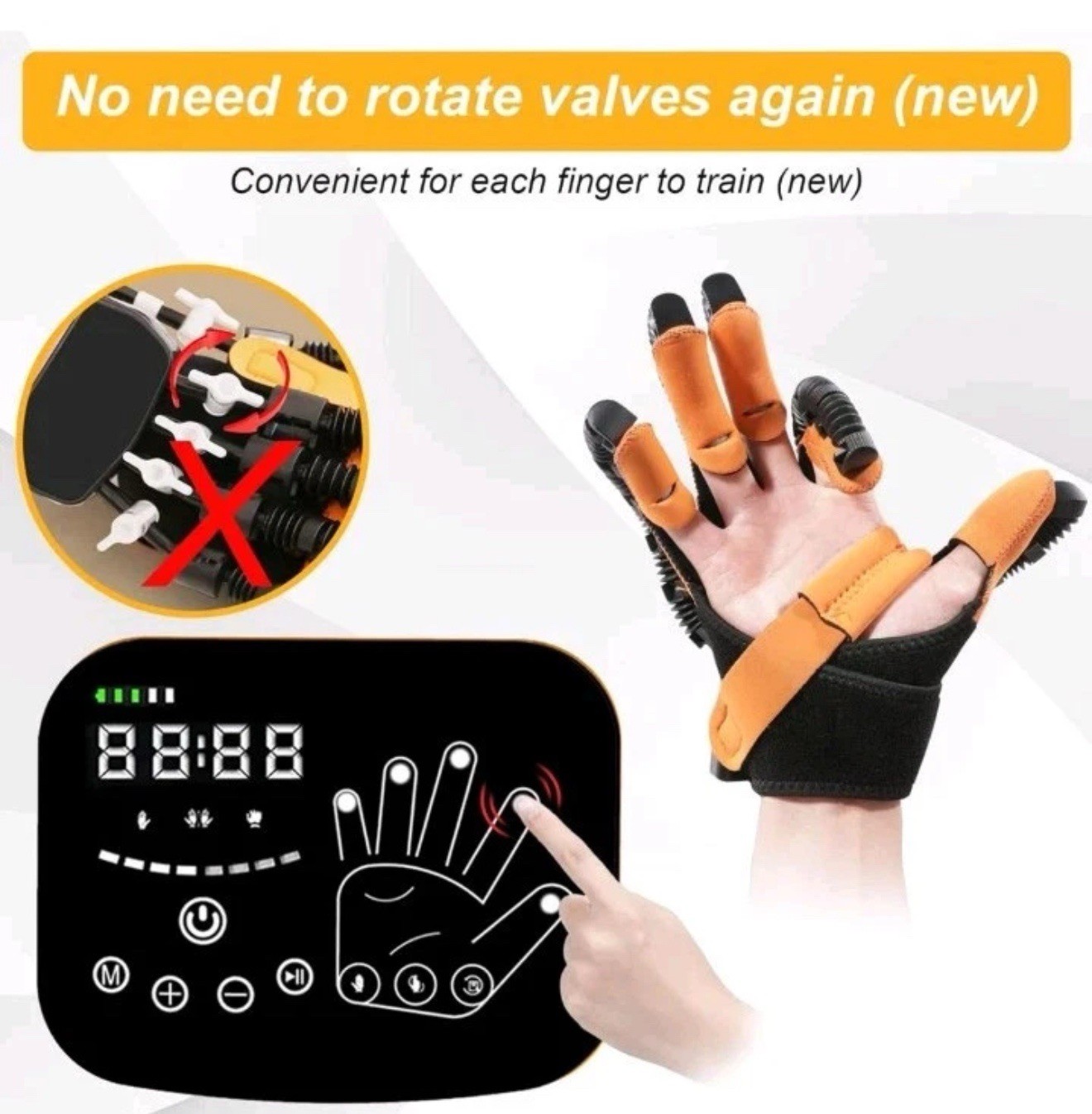 Hand Robotic Glove Hand Function Rehabilitation Training Device Size SMALL
