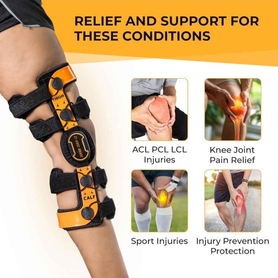 Z1 K2 Knee Brace for ACL Ligament Sports Injuries OA & Knee Pain for Men/Wmn S6