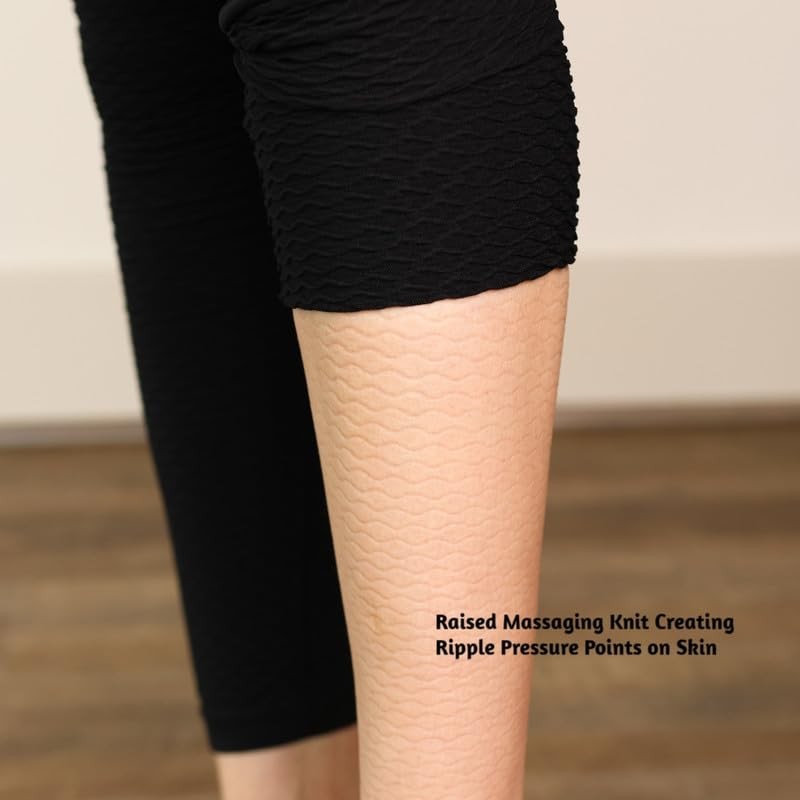 Bioflect Compression Shorts Bioactive Raised Massaging Knit For Support And