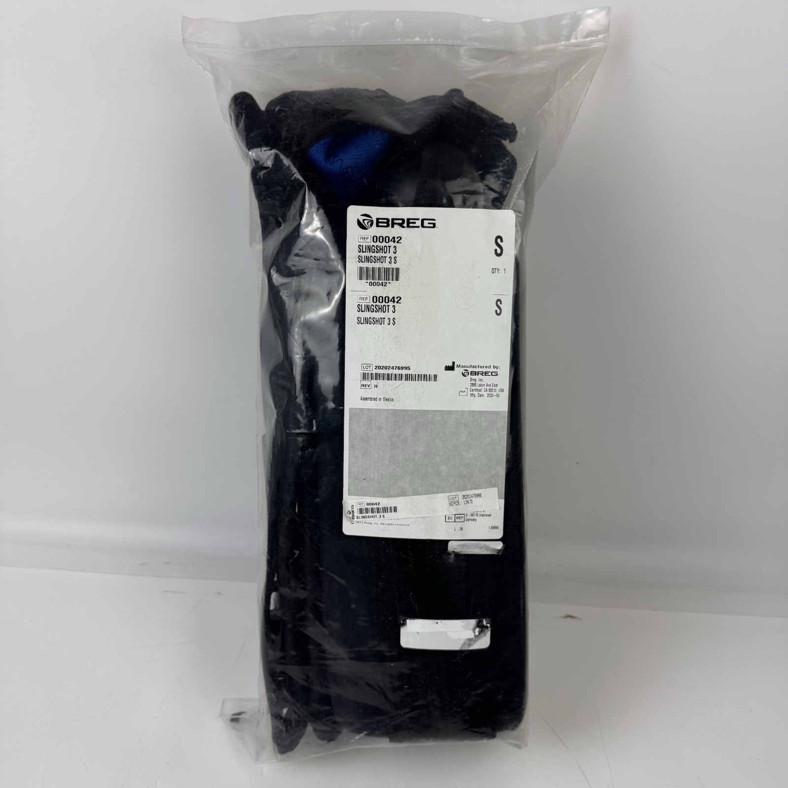 BREG 00042 Brace, Slingshot 3. Orthopedic, Right/Left Shoulder. Size Small
