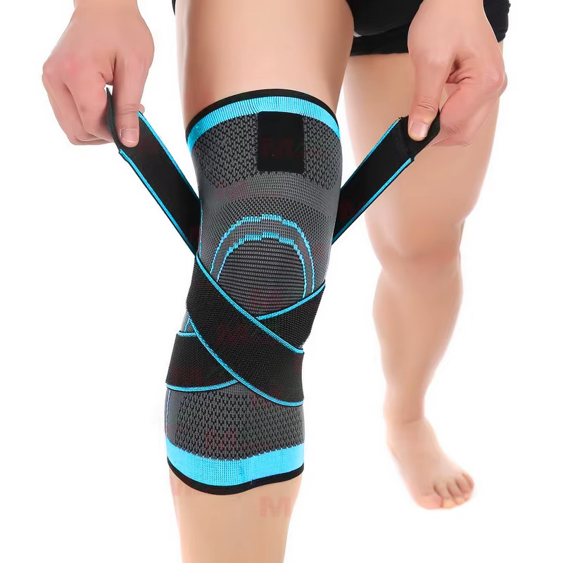 Sports Fitness Knee Pads Support Bandage Braces Elastic Nylon Sport Compression