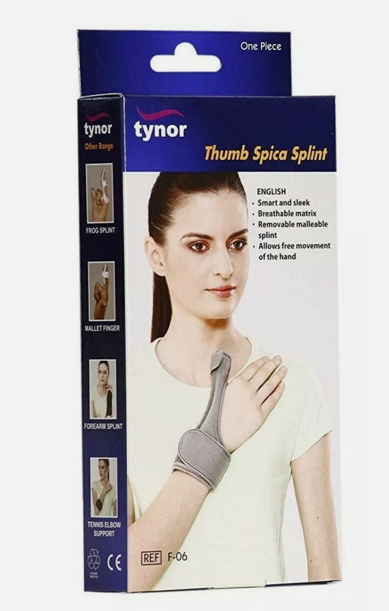 Tynor Thumb Spica Splint Breathable matrix Size Universal + free shipping