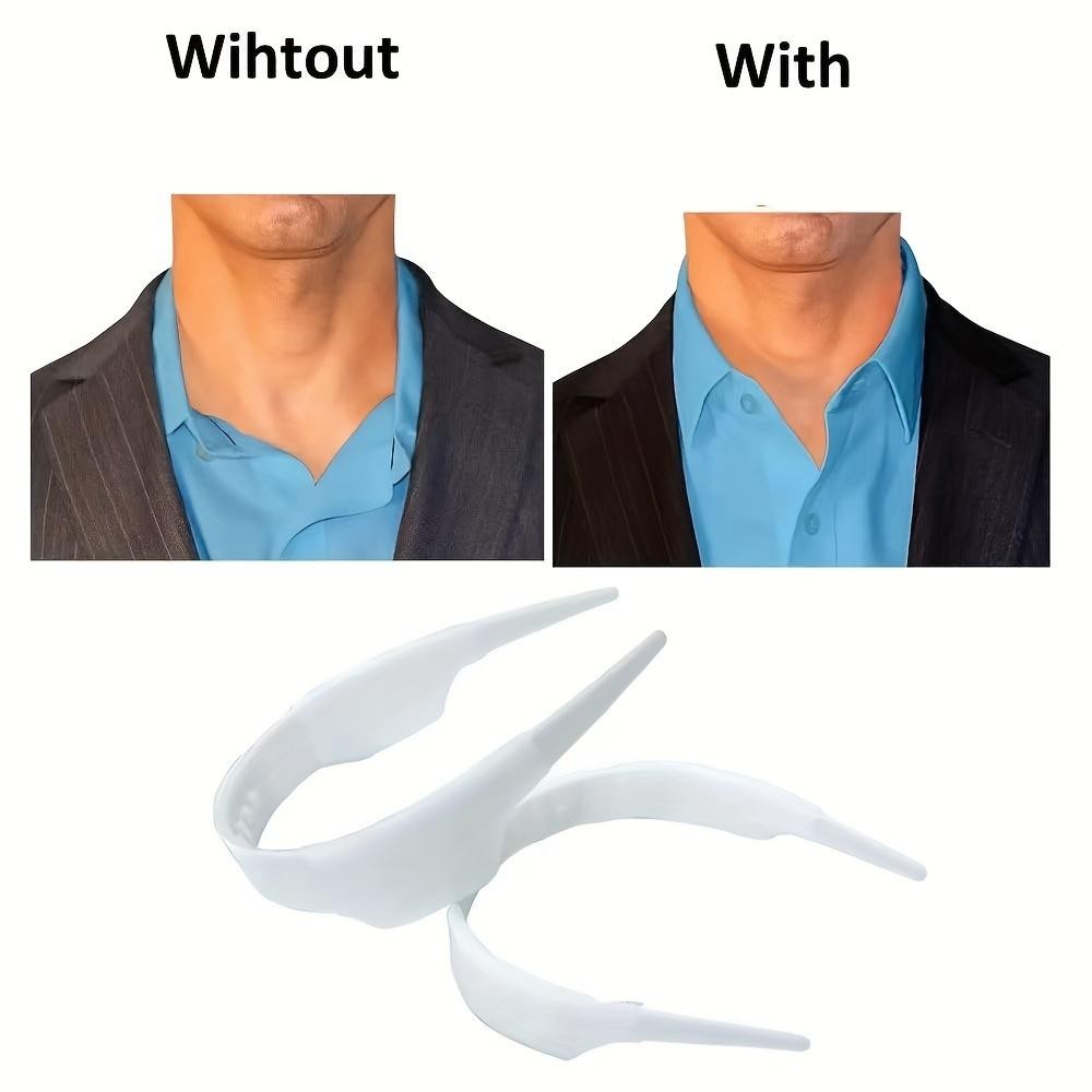 Adjustable Shirt Collar Support Neck Collar Stays Insert for Dress Shirts Suits