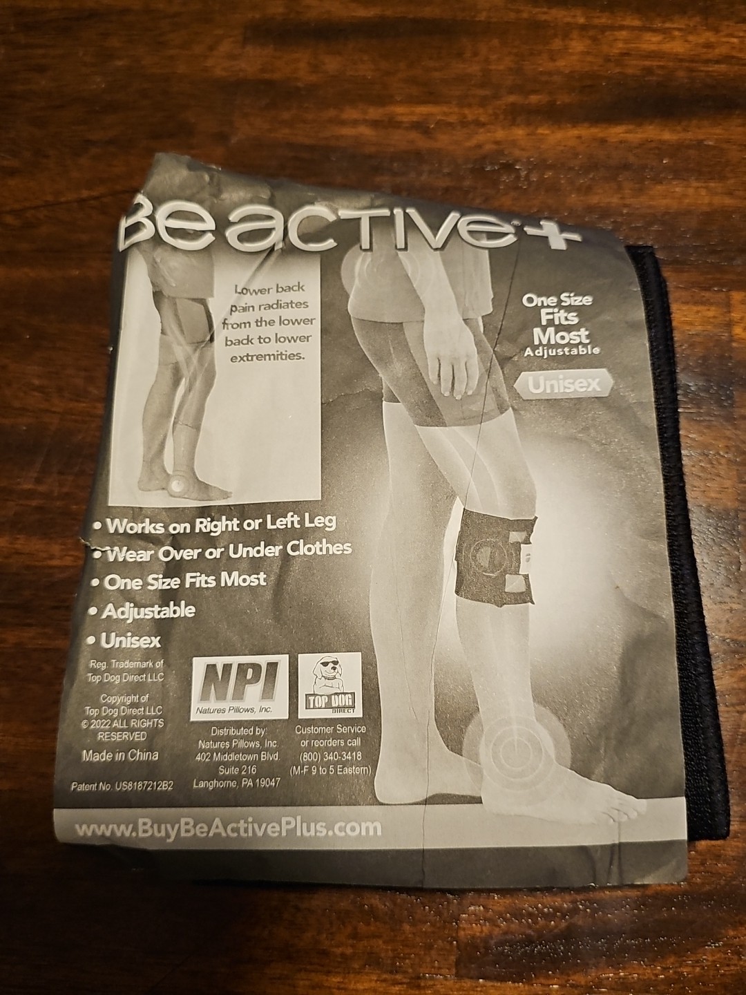 BEACTIVE Plus Acupressure System for Nerve Sciatica. Back Pain Relief (D1)