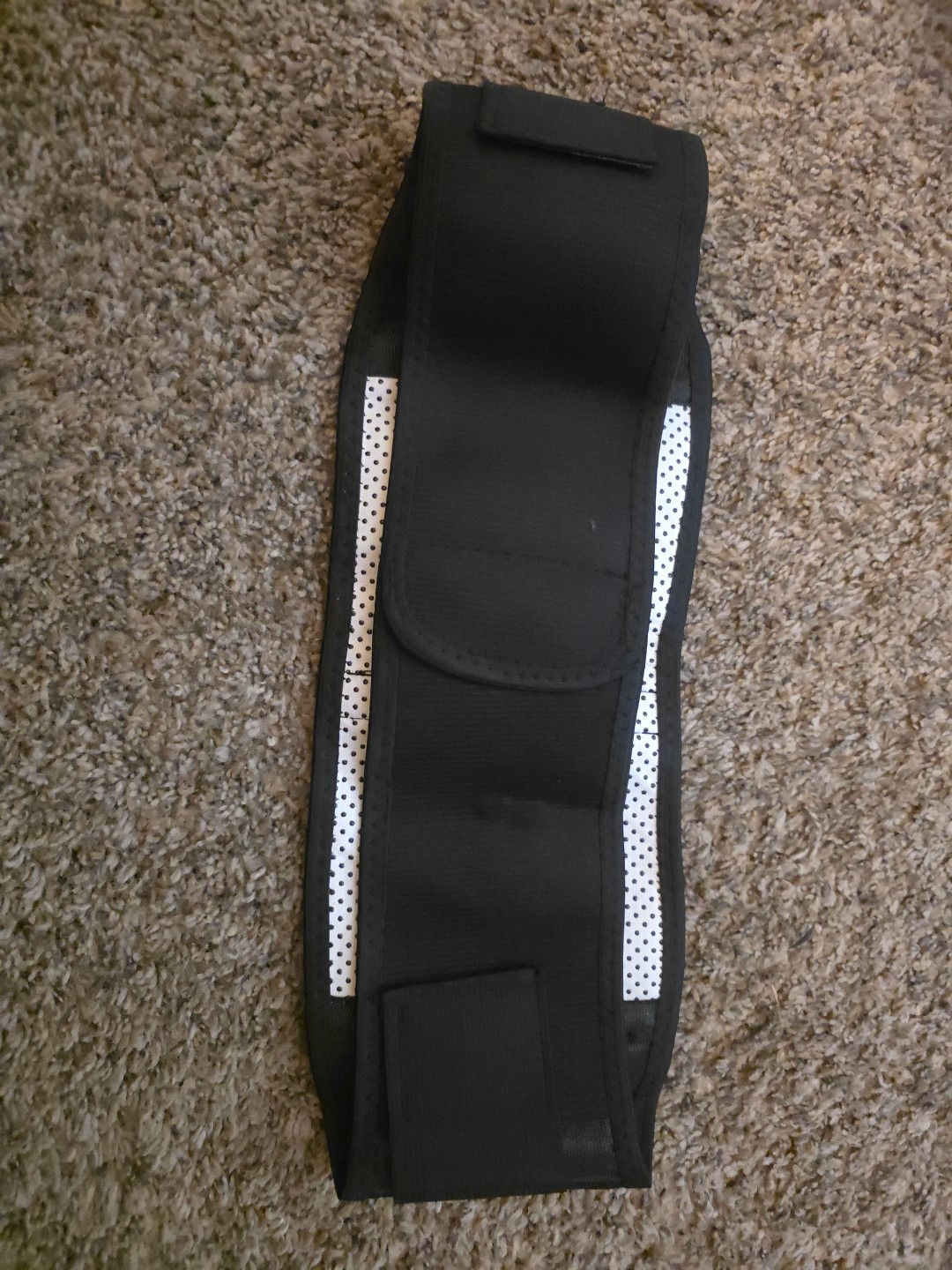 Unbranded Elastic Adjustable Light Weight Back Support Breathable Black NEW!