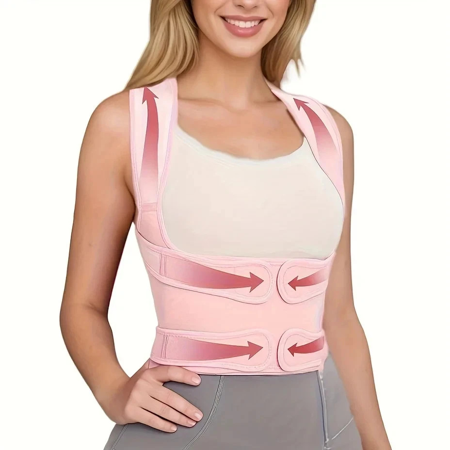 Back Brace Posture Corrector Women Men Shoulder Straightener Adjustable Support