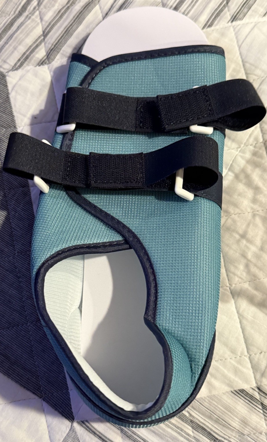 Post op Surgical Walking Shoe 4 Foot Pain, Adjustable Mens Mesh XL 12 Lt/Rt NWT