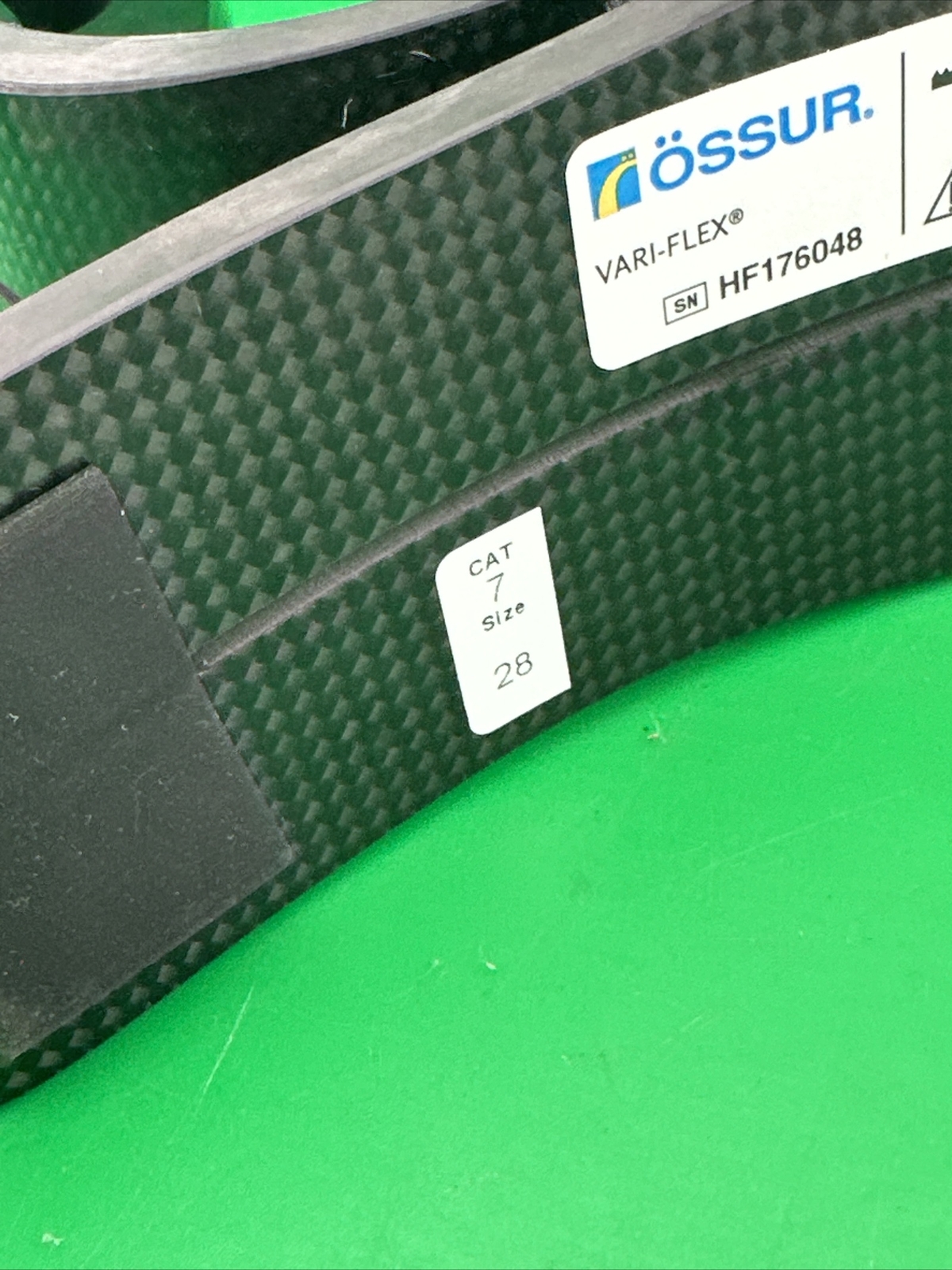 Ossur Vari-flex Variflex Prosthetic Foot. Size 28. Category 7. Great Condition.
