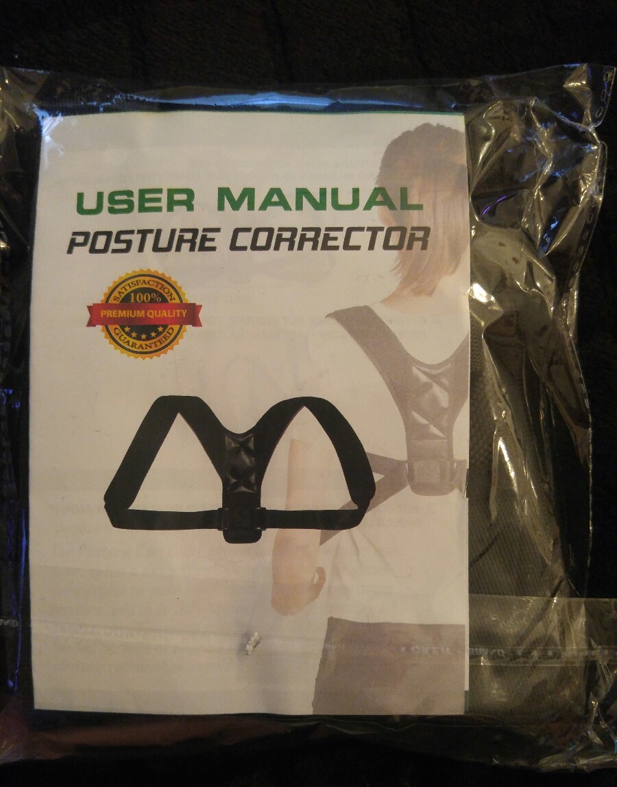Back Posture Brace Corrector for Women, Men and Teens. Provides Lower Back Supp
