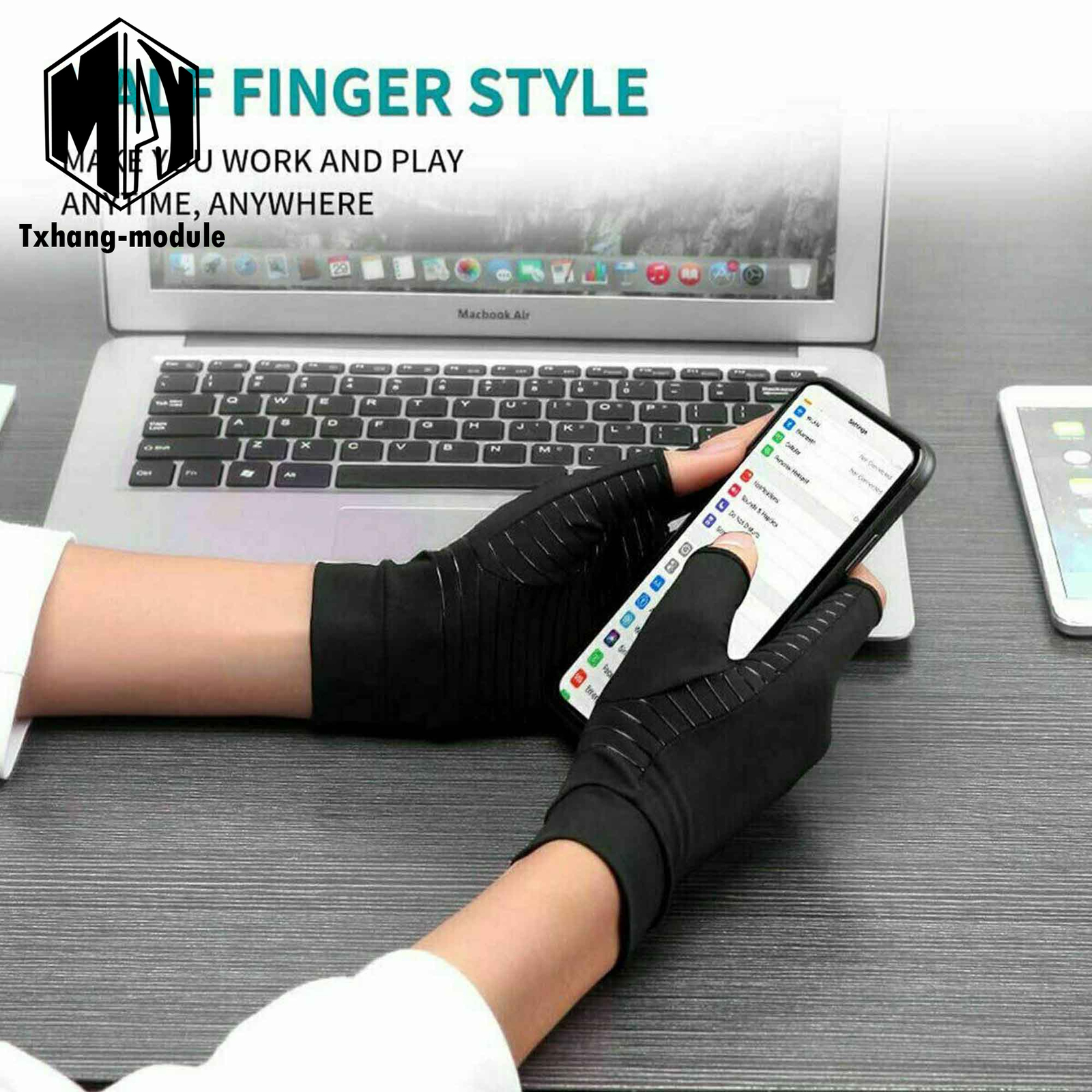 Copper Arthritis Gloves Compression Joint Rheumatoid Osteoarthritis Relief A2TM