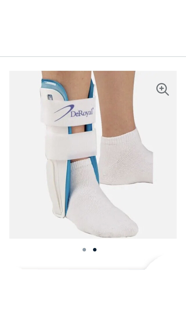 DeRoyal Air Ankle Stirrup Ankle Brace NEW. This Is Air/Gel Standard 10” A152000