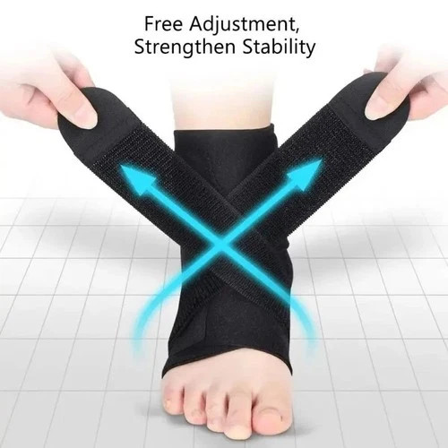 Adjustable Ankle Brace Sleeve Elastic Support Running Basketball Volleyball