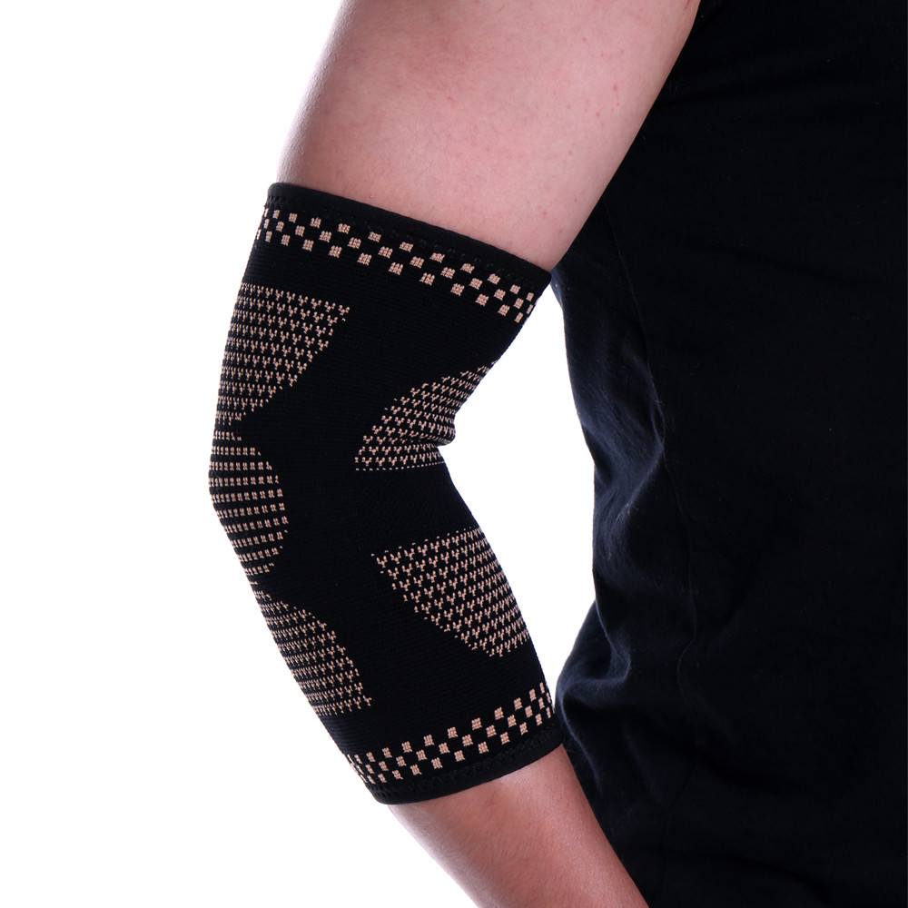 Compression Elbow Sleeves Copper Infused – Elbow Support Brace Joint Pain Relief