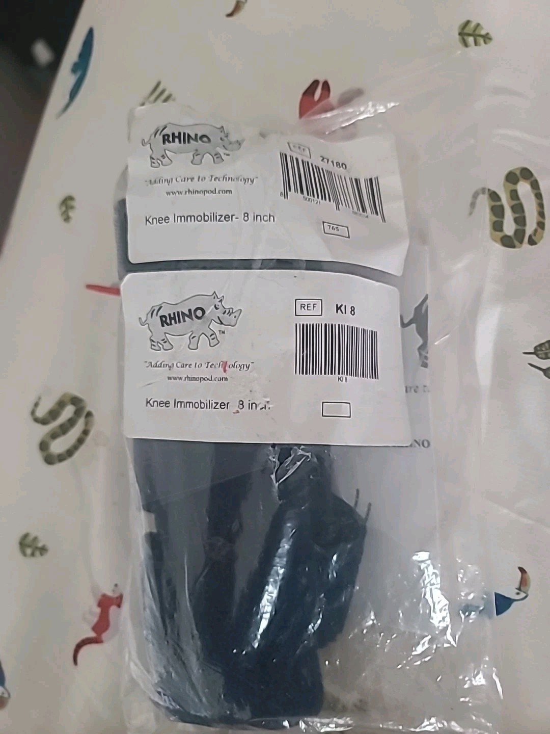 RHINO 8 INCH KNEE IMMOBILIZER