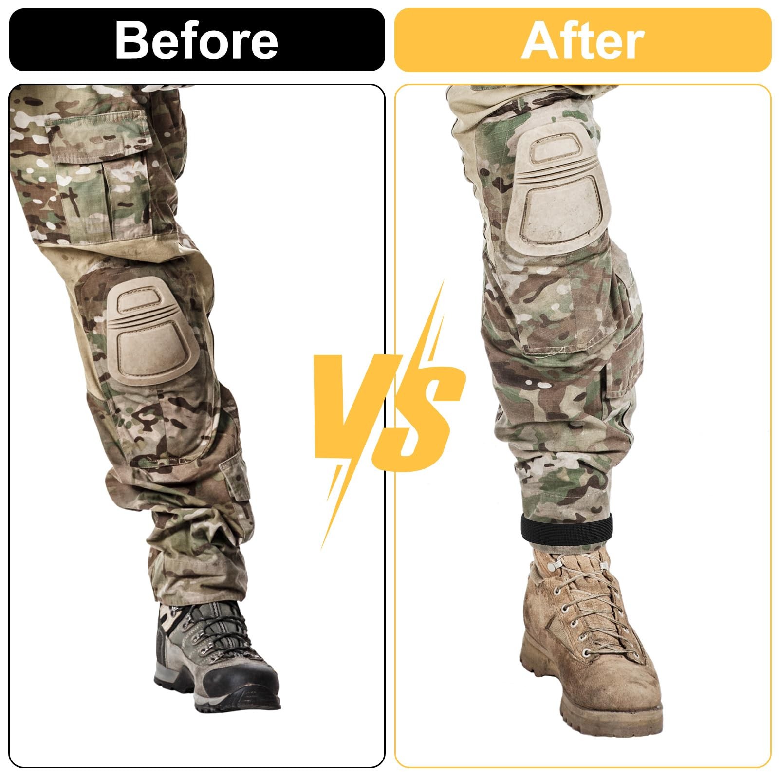 6 Pcs Ankle Strap, Boot Blousers Ankle Strap Elastic Boot Straps Bicycle Pant