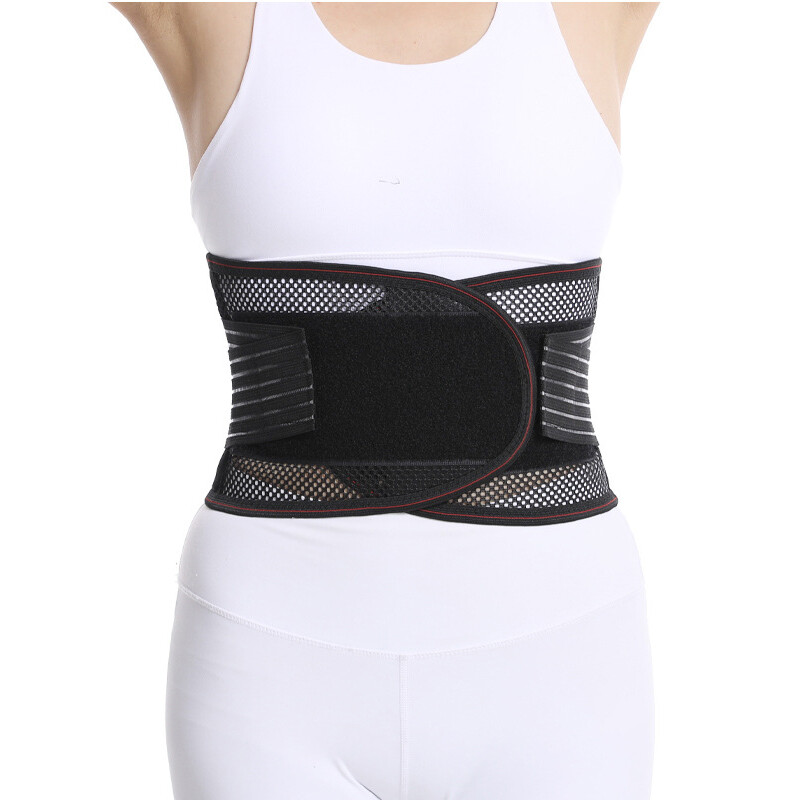 Lumbar Lower Back Support Belt Brace Wrap Pain Relief Adjustable Band Men Women
