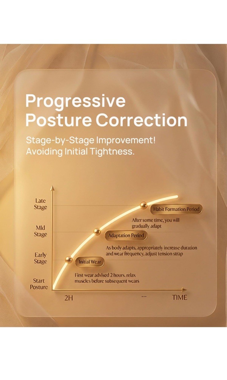 Upper Back Posture Corrector for Women Dual-Pressure System-Back Straightener