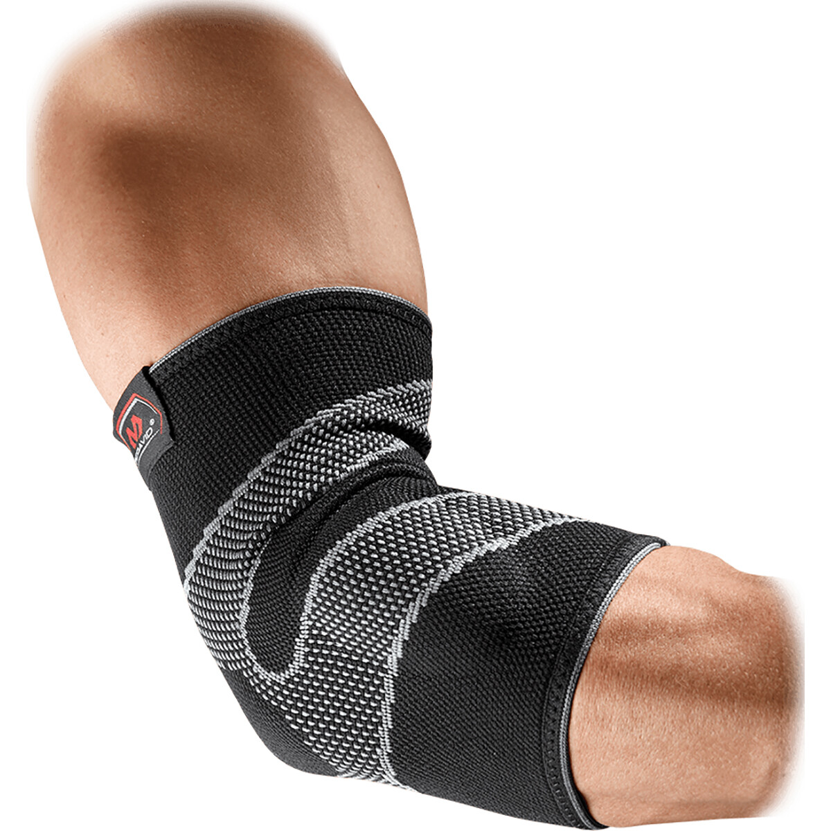 McDavid 4-Way Elastic Elbow Sleeve with Gel Buttresses – Black