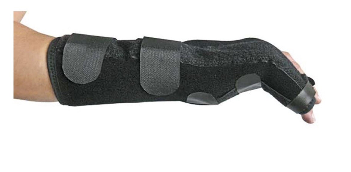 Metacarpal Finger Splint Hand Brace Boxer Fractures Size Pediatric Right Hand