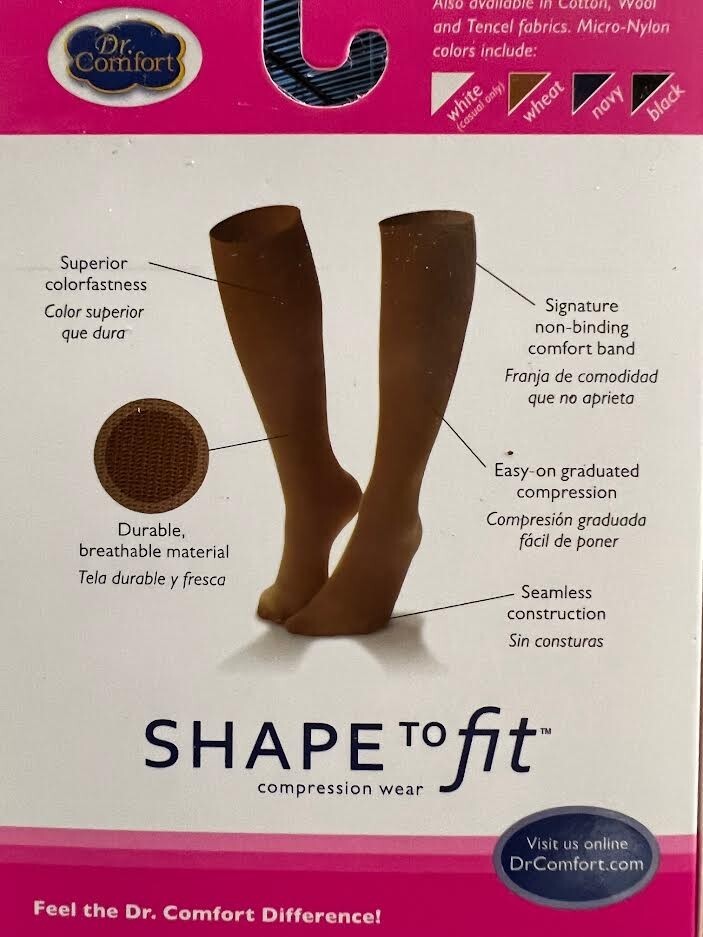 Dr. Comfort Micro Nylon Casual Trouser Socks 20-30 mmHg – Graduated Compression