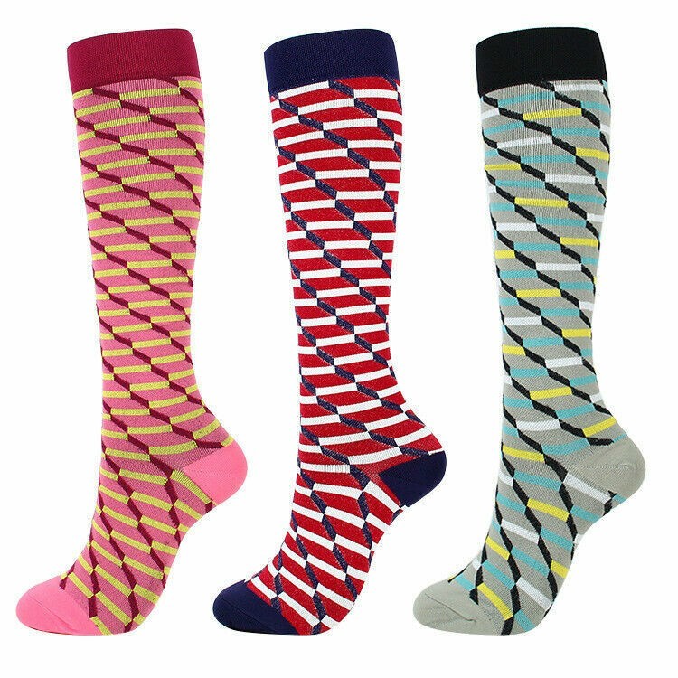 1Pair Mens Womens Sports Compression Calf Running Stockings Medical Support