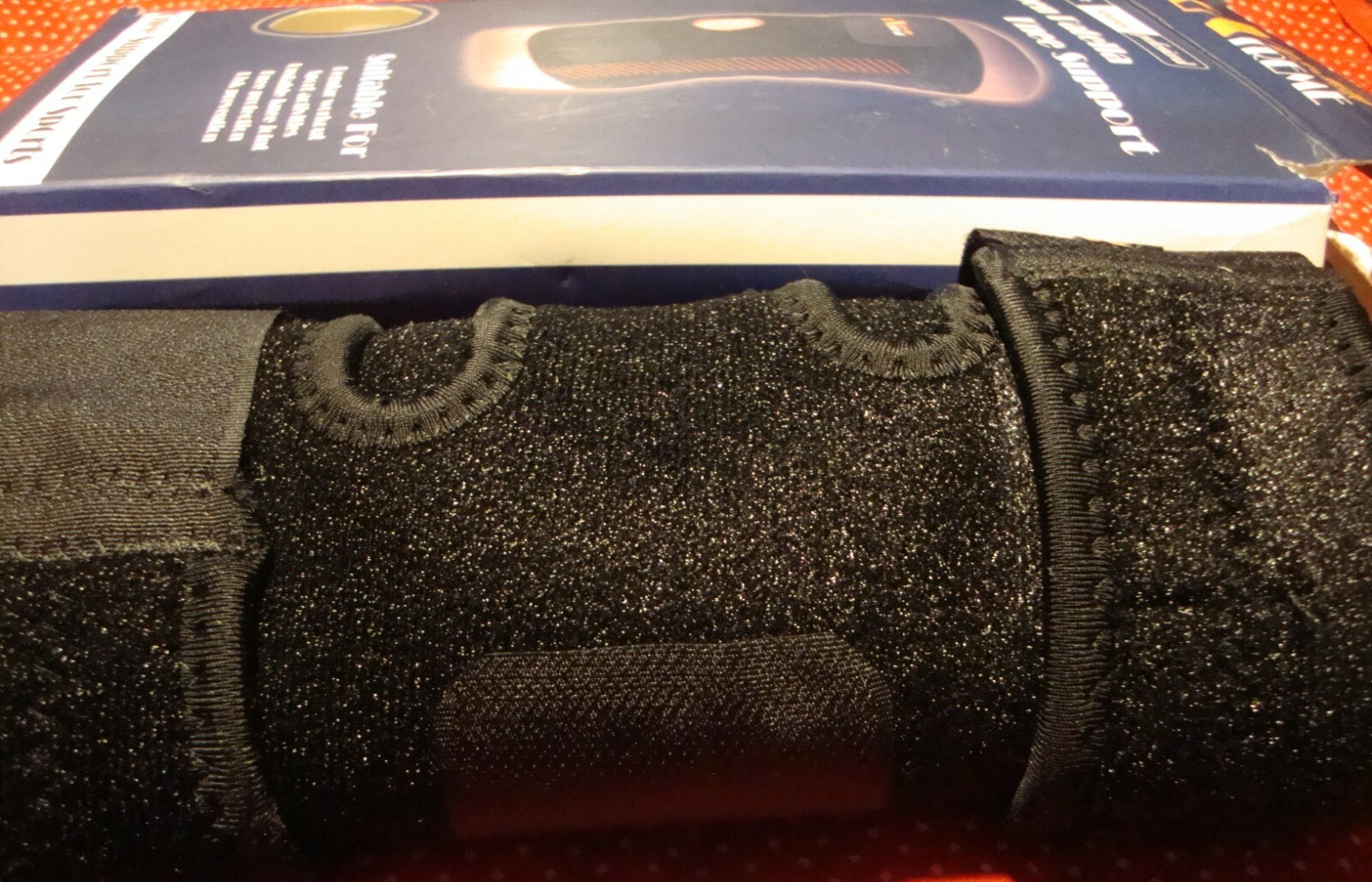 “EXTREME” Adjustable Open Patella Knee Support Brace Stabilizer Strap Wrap 241
