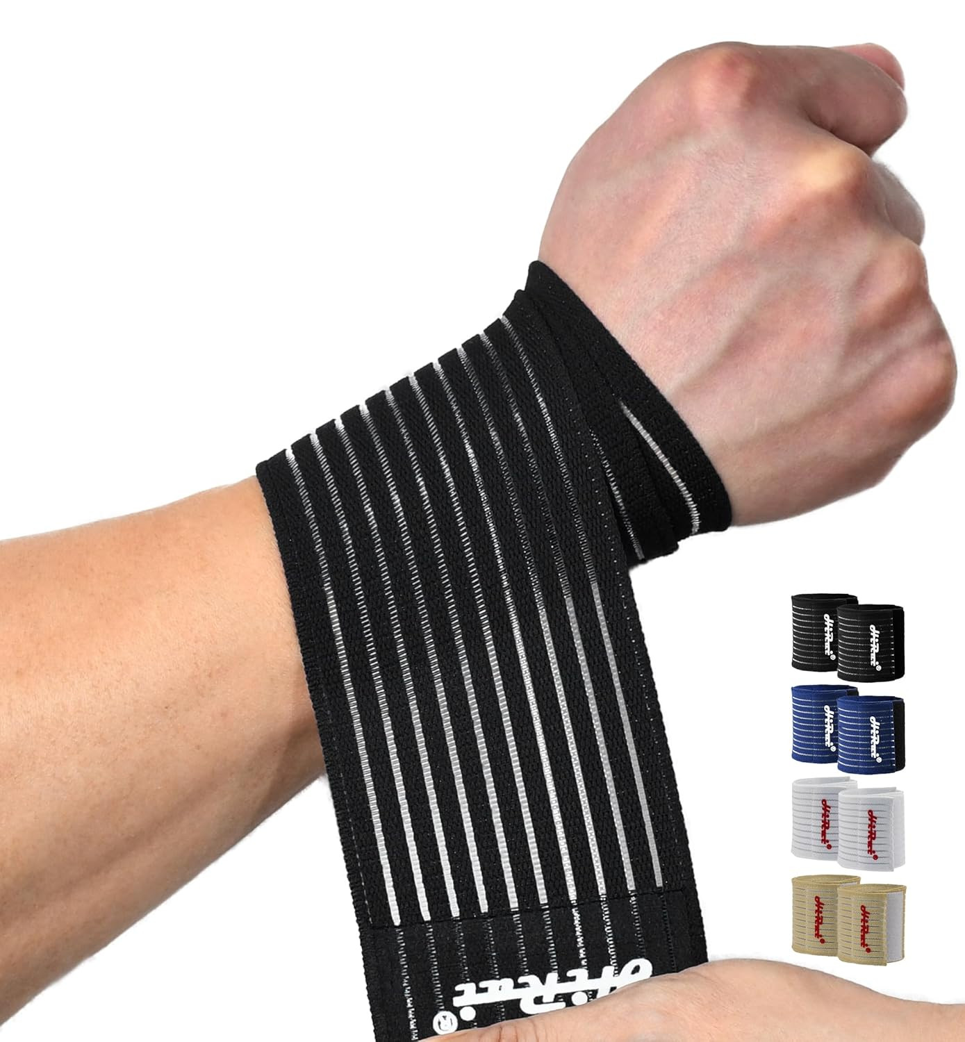2-Pack High-Elastic Wrist Support Straps Wrist Compression Bandage – Wrist Wraps