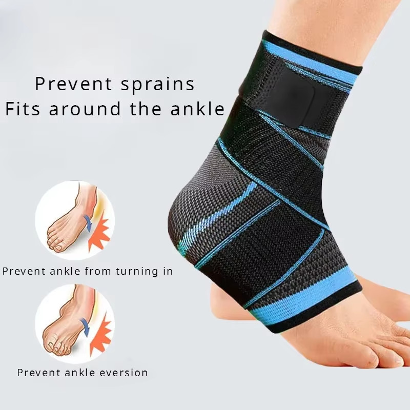 Adjustable Ankle Support Compression Ankle Brace Protector for Running Basketbal