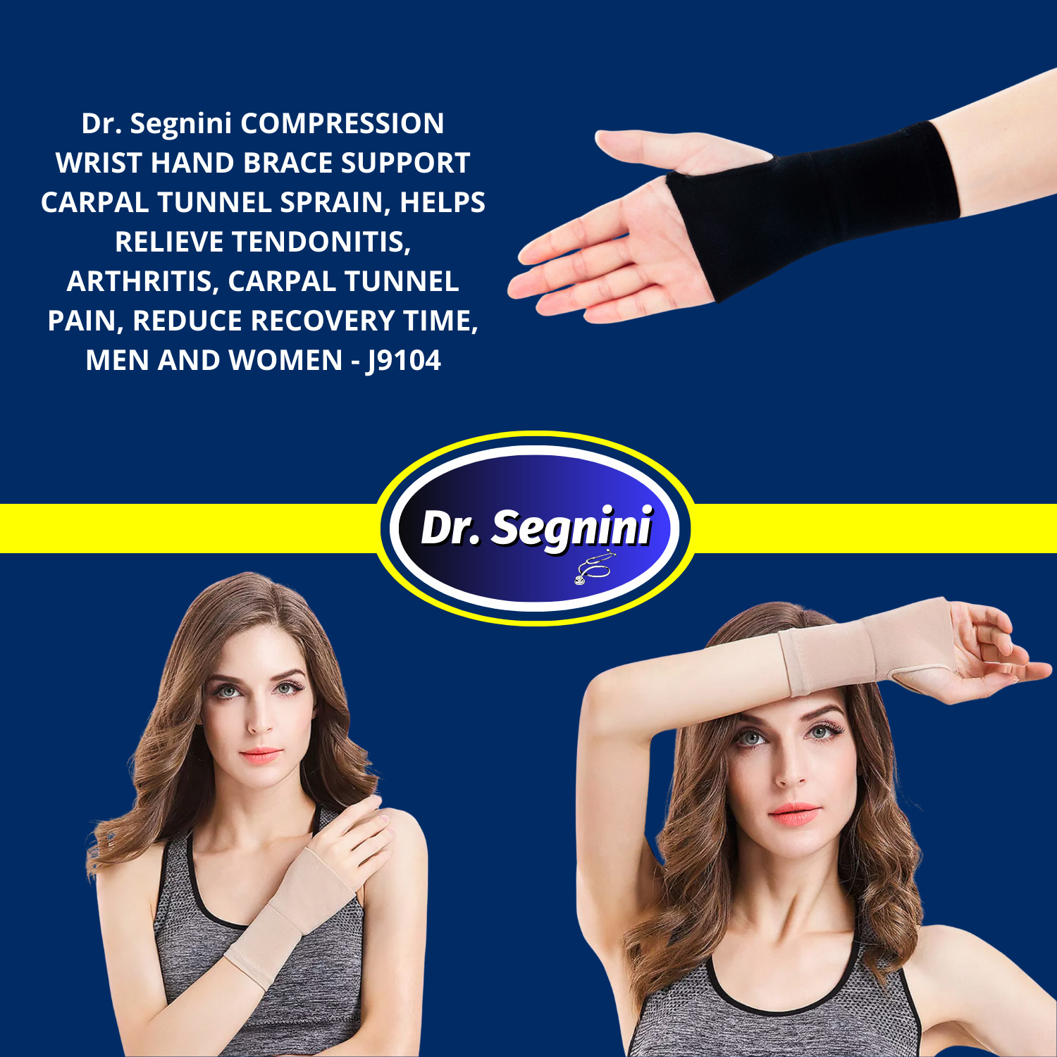 PALM TENOSYNOVITIS WRIST AND THUMB WRIST PROTECTION CARPAL TUNNEL ✅J9104⭐