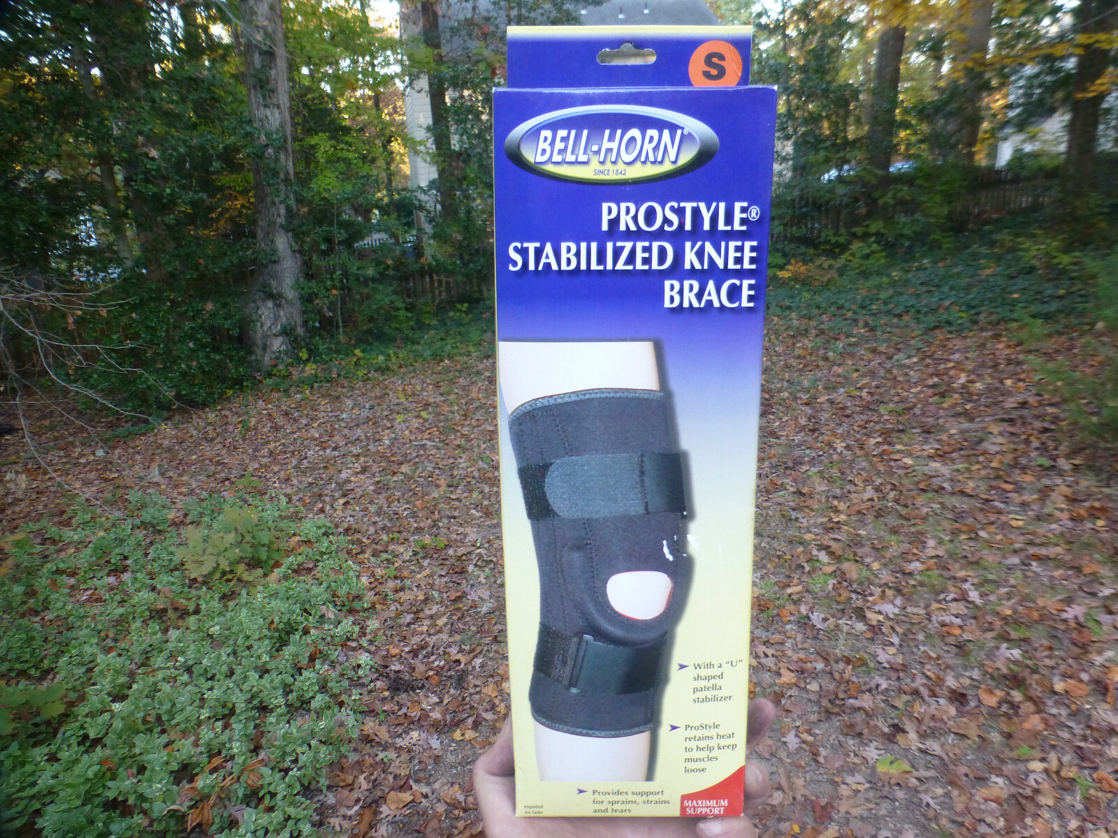 Bell-Horn S Small Prostyle Stabilized Knee Brace Maximum Support