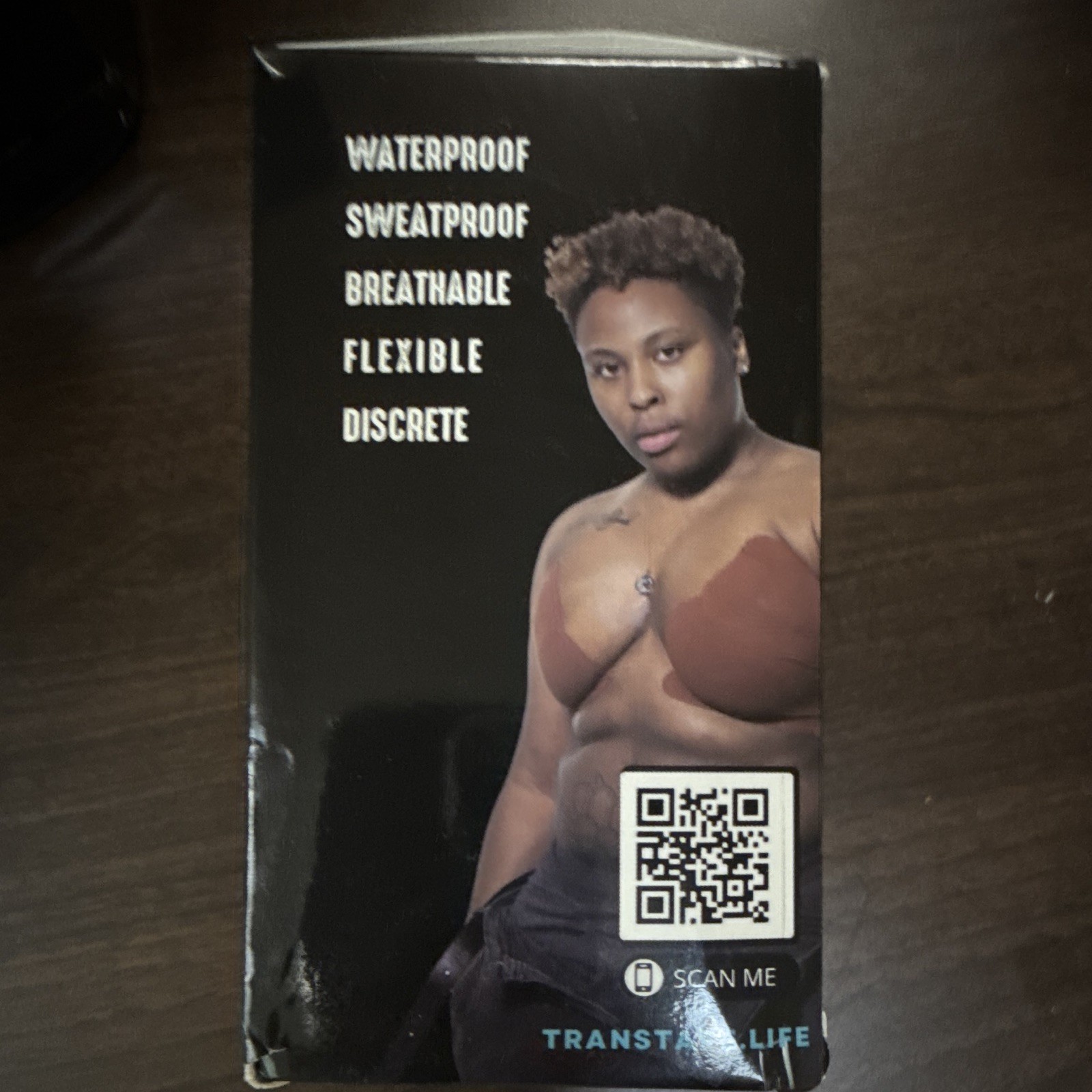 Transtape Chest Binding Tape Large 5 in Beige Waterproof Sweatproof Breathable